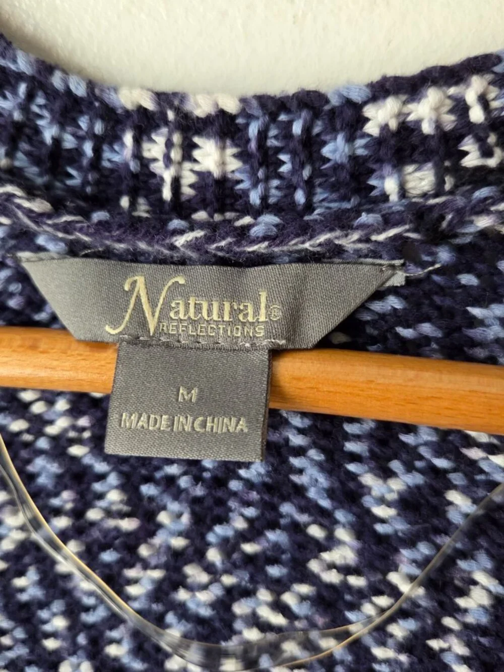 EUC NATURAL REFLECTIONS SOFT COTTON BLEND LONG OPEN CARDIGAN SWEATER SIZE M